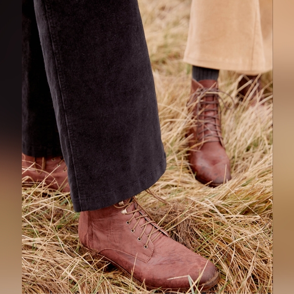 Christy Dawn Shoes - Christy Dawn the dawn boot in mahogany leather, 8